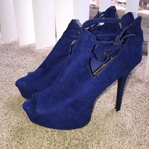 Blue Charlotte Russe Heels